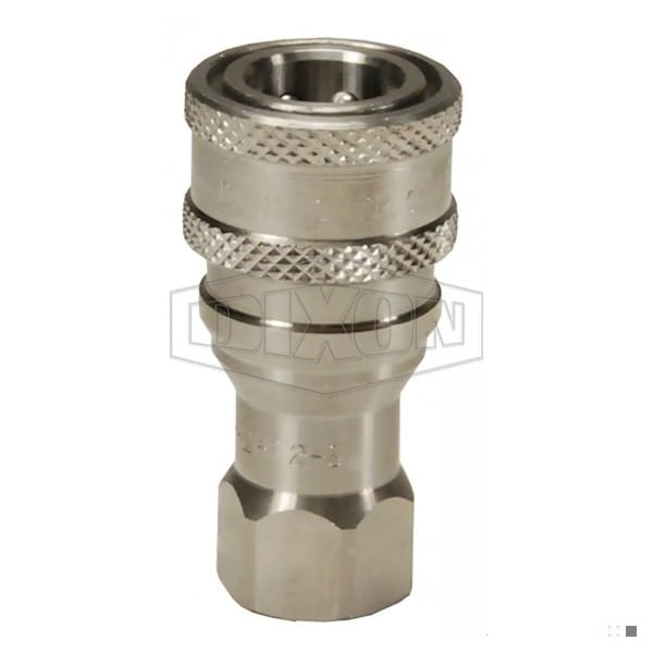 Dixon H Series Interchange Poppet Valve Coupling, 1/418 Nominal, FNPT